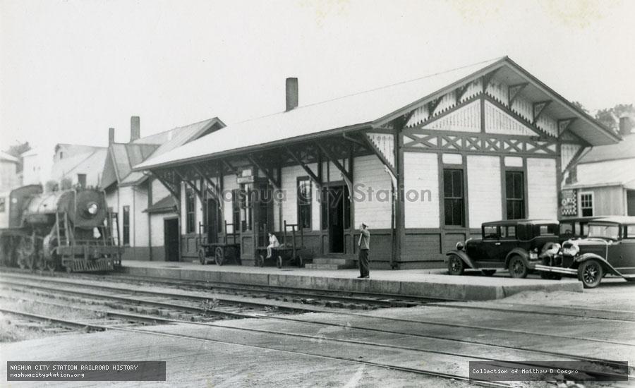 Postcard: Railroad Station, Morrisville, Vermont